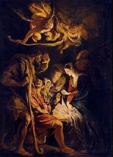 Peter Paul Rubens Adoration of the Shepherds Norge oil painting art
